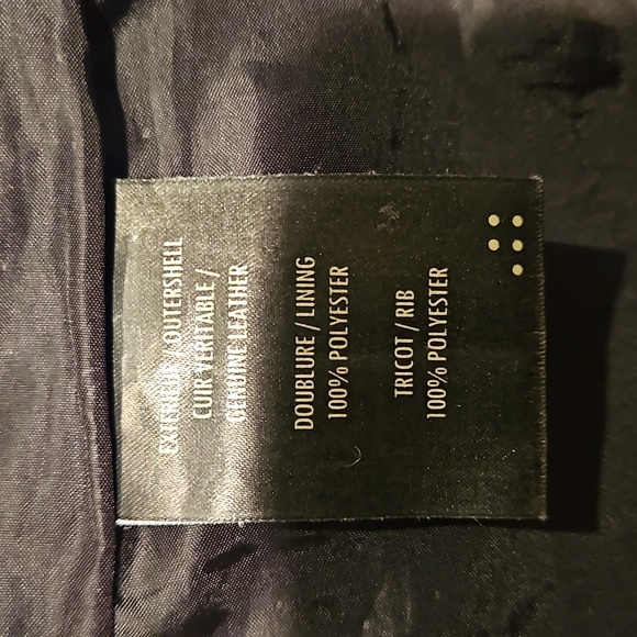 Soia & Kyo black leather jacket xs - Picture 4 of 7